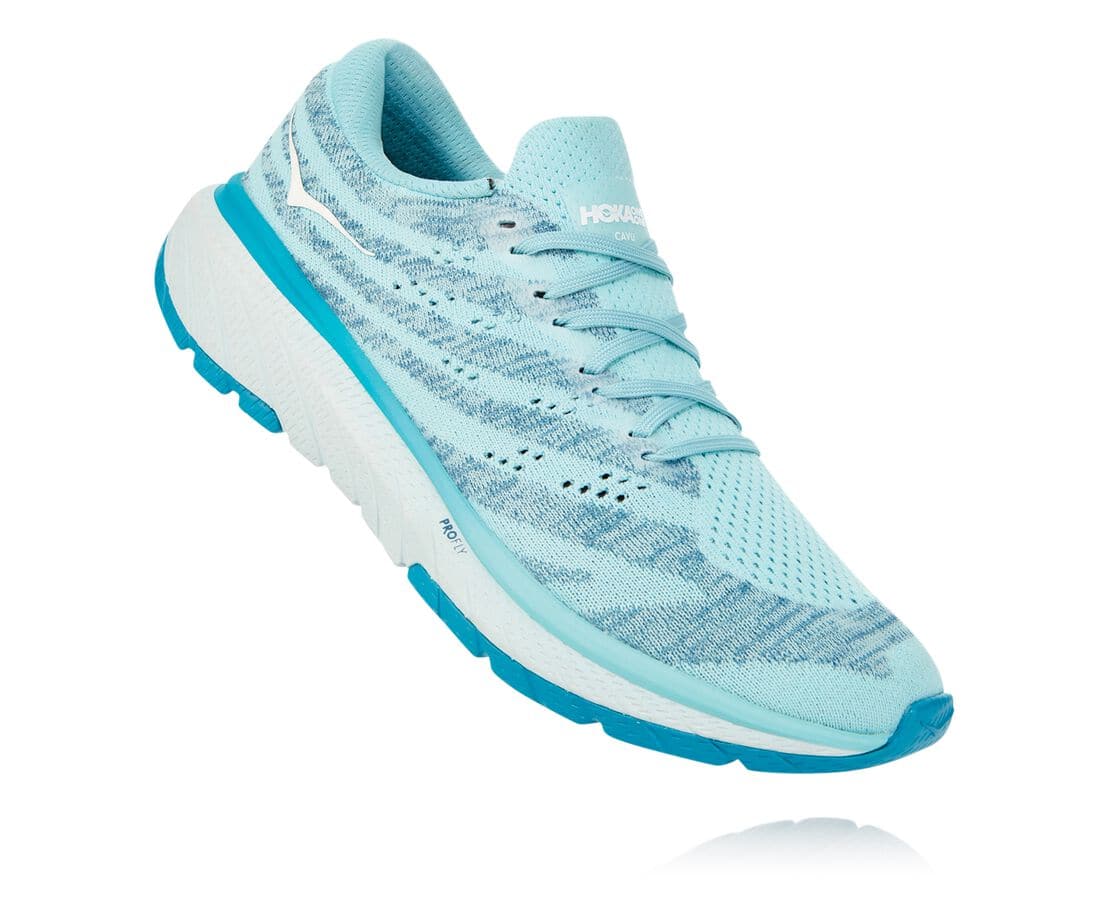 Hoka One One Cavu 3 Philippines - Ladies Road Running Shoes - Light Green | IJ7392015